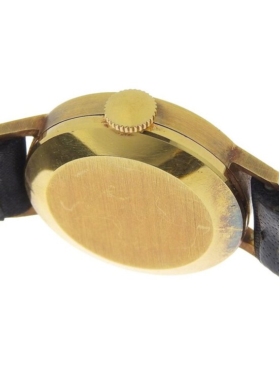 IWC Watches vintage cal.41 SilverDial K18 yellow gold/leather Hand Winding...